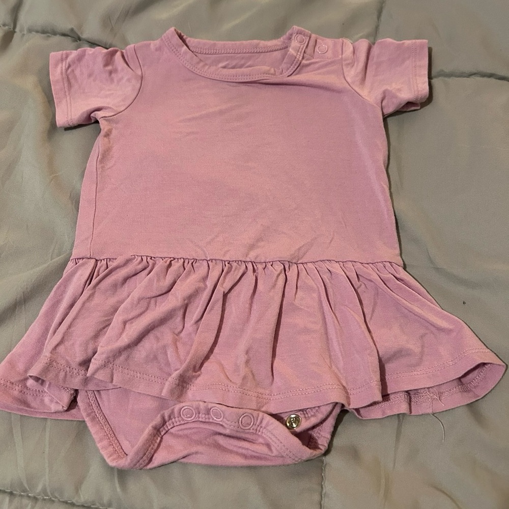 Adorable Pink Ruffled Baby Dress